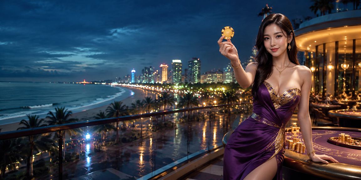Bãi biển Đà Nẵng ánh đèn neon sôi động