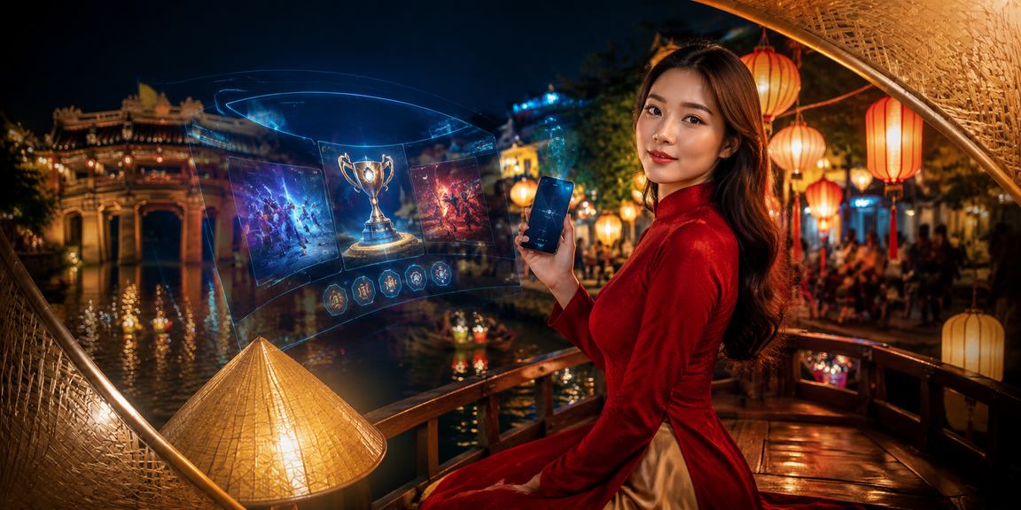 Khung cảnh sự kiện cá cược thể thao điện tử tại Hội An